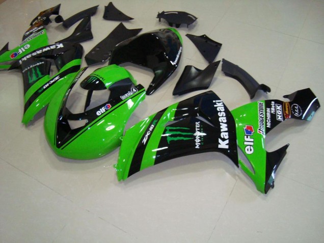 Cheapest 2006-2007 Green Monster Race Kawasaki ZX10R Motorcycle Fairings Kit