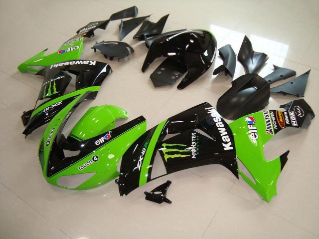 Cheapest 2006-2007 Green Monster Kawasaki ZX10R Motorcylce Fairings
