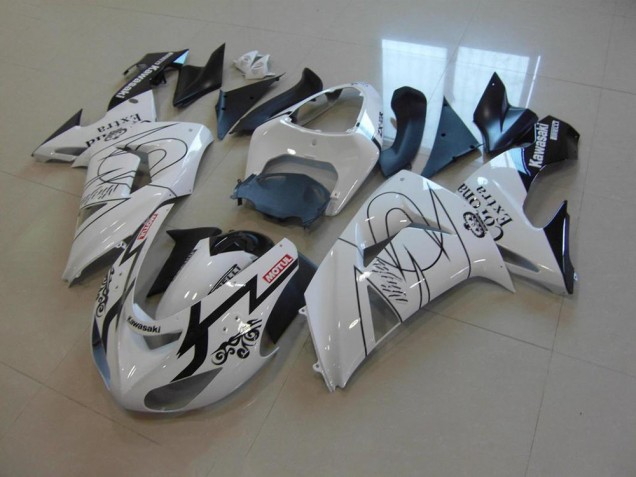 Cheapest 2006-2007 White Corona Kawasaki ZX10R Motor Fairings