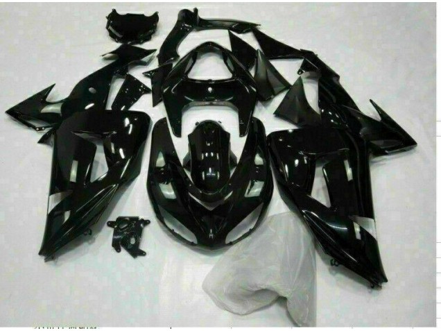 Cheapest 2006-2007 Glossy Black Kawasaki ZX10R Motorcycle Replacement Fairings