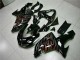 Cheapest 2006-2007 Black Red Flame Kawasaki ZX10R Motorcyle Fairings