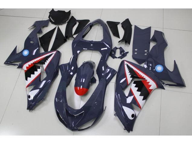 Cheapest 2006-2007 Grey Shark Kawasaki ZX10R Replacement Fairings Cheapest 2006-2007 Grey Shark Kawasaki ZX10R Replacement Fairings