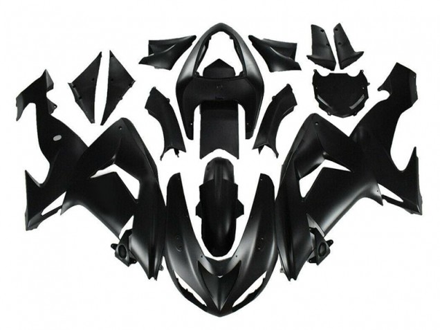 Cheapest 2006-2007 Matte Black Kawasaki ZX10R Motor Fairings