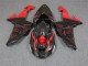 Cheapest 2006-2007 Black Red Kawasaki ZX10R Motorcycle Fairings