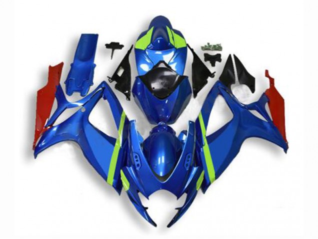 Cheapest 2006-2007 Blue Suzuki GSXR 600/750 Motorcyle Fairings