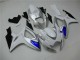 Cheapest 2006-2007 White Blue Suzuki GSXR 600/750 Motorcylce Fairings