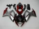 Cheapest 2006-2007 Red Silver Suzuki GSXR 600/750 Bike Fairing Kit