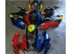 Cheapest 2006-2007 Red Blue Suzuki GSXR 600/750 Motorbike Fairing