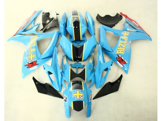 Cheapest 2006-2007 Blue Black Suzuki GSXR 600/750 Replacement Fairings