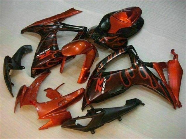 Cheapest 2006-2007 Red Suzuki GSXR 600/750 Motorbike Fairings