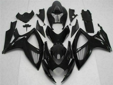 Cheapest 2006-2007 Black Suzuki GSXR 600/750 Bike Fairing Kit
