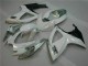 Cheapest 2006-2007 White Silver Suzuki GSXR 600/750 Motorcycle Fairing Kit