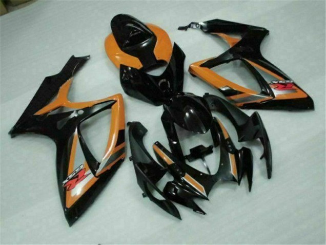 Cheapest 2006-2007 Black Orange Suzuki GSXR 600/750 Bike Fairings