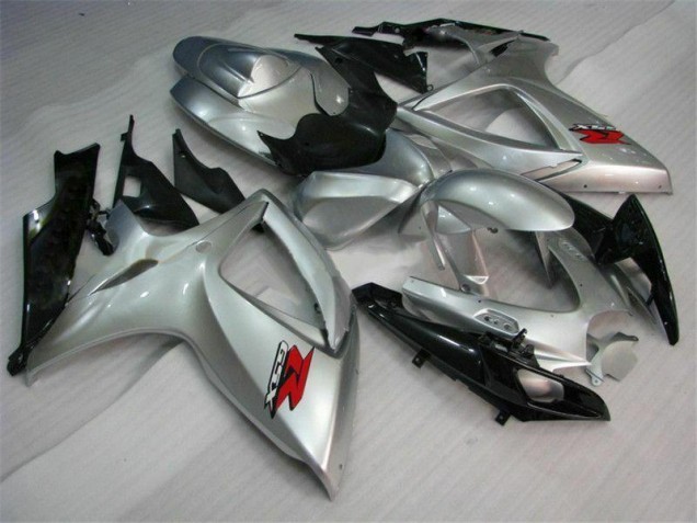 Cheapest 2006-2007 Silver Suzuki GSXR 600/750 Motorcyle Fairings