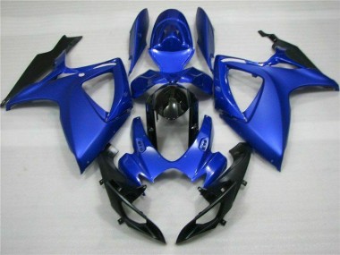 Cheapest 2006-2007 Blue Black Suzuki GSXR 600/750 Full Replacement Fairings & Bodywork
