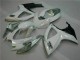 Cheapest 2006-2007 White Silver Suzuki GSXR 600/750 Motorcycle Fairings Kit
