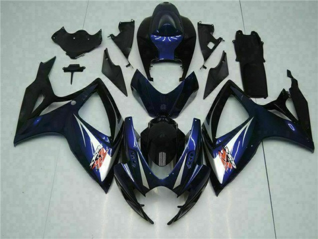 Cheapest 2006-2007 Black Blue Suzuki GSXR 600/750 Bike Fairings