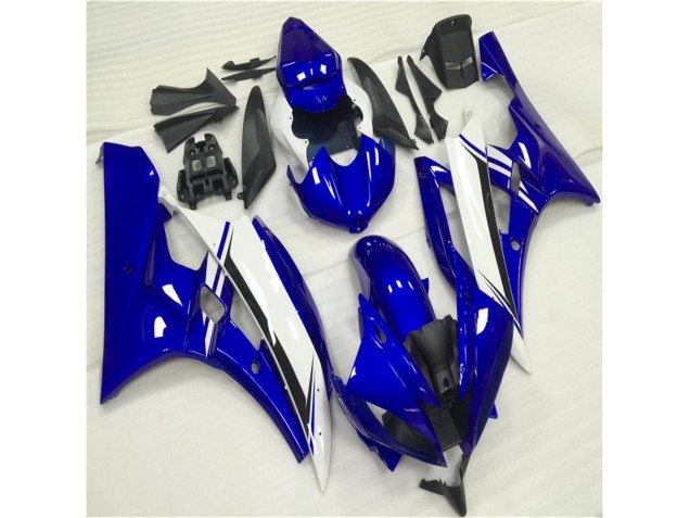 Cheapest 2006-2007 Blue White Yamaha YZF R6 Motorbike Fairing