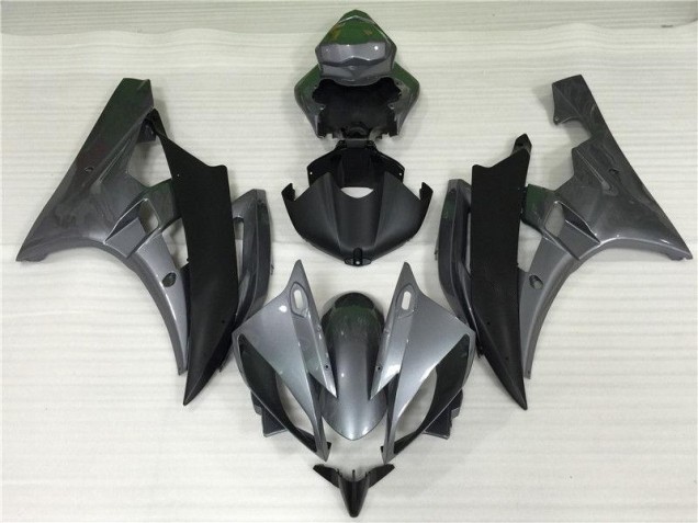 Cheapest 2006-2007 Grey Black Yamaha YZF R6 Bike Fairing Kit