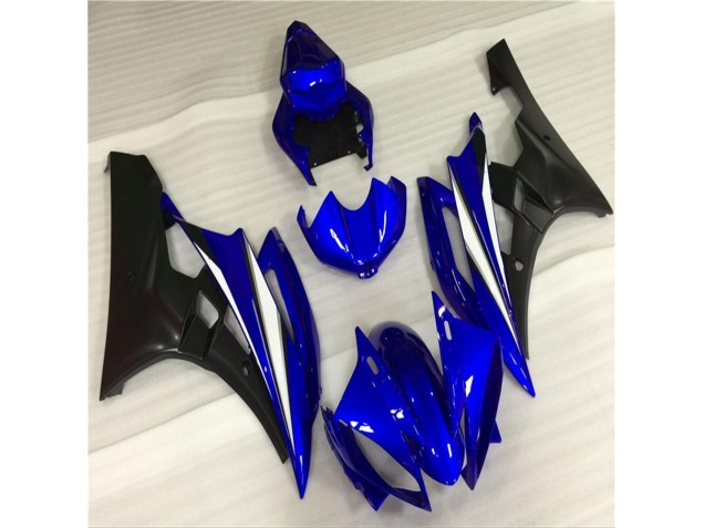 Cheapest 2006-2007 Blue Black Yamaha YZF R6 Motorcycle Fairings Kits