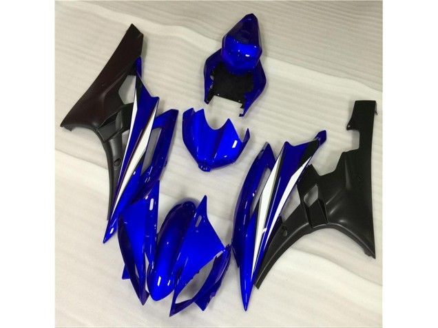 Cheapest 2006-2007 Blue Black Yamaha YZF R6 Motorcycle Fairings Kits
