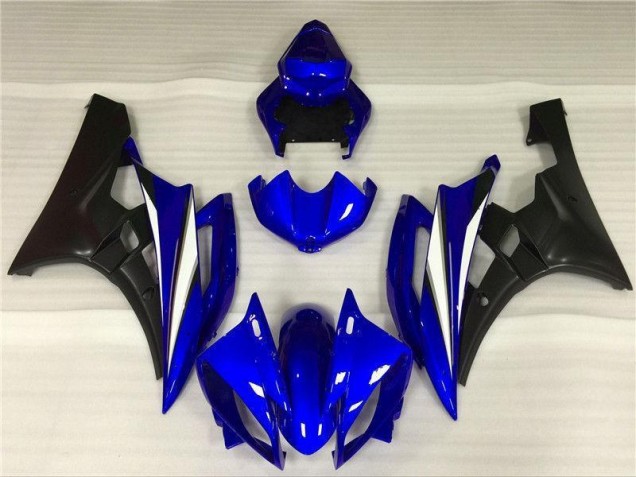 Cheapest 2006-2007 Blue Black Yamaha YZF R6 Motorcycle Fairings Kits