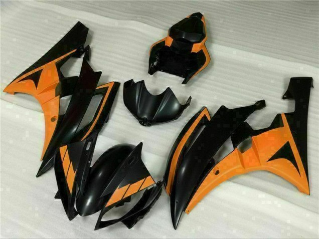 Cheapest 2006-2007 Black Orange Yamaha YZF R6 Motorcycle Fairing