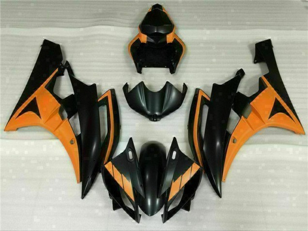 Cheapest 2006-2007 Black Orange Yamaha YZF R6 Motorcycle Fairing