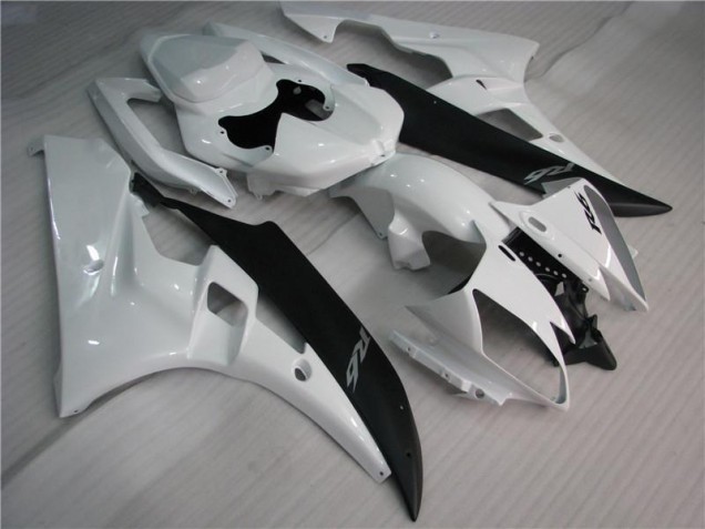 Cheapest 2006-2007 White Black Yamaha YZF R6 Motorcycle Bodywork