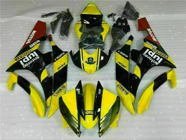 Cheapest 2006-2007 Yellow Yamaha YZF R6 Motor Bike Fairings