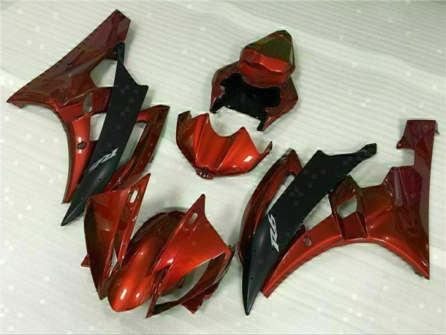 Cheapest 2006-2007 Red Yamaha YZF R6 Replacement Motorcycle Fairings