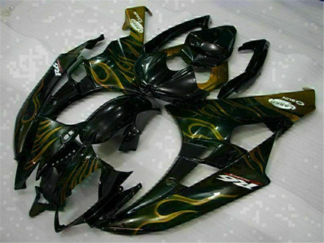 Cheapest 2006-2007 Black Yamaha YZF R6 Bike Fairing Kit