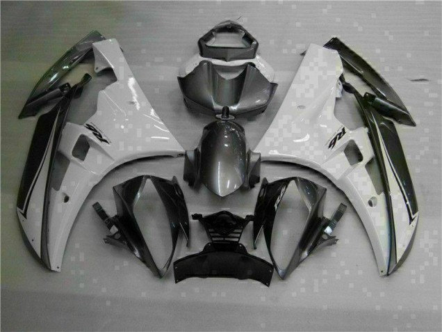 Cheapest 2006-2007 White Silver Yamaha YZF R6 Moto Fairings