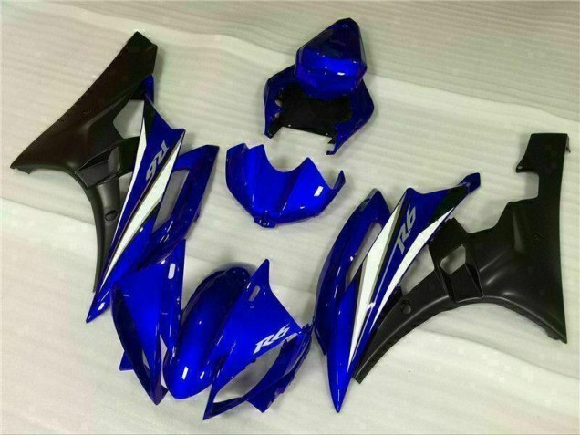 Cheapest 2006-2007 Blue Yamaha YZF R6 Motorcylce Fairings