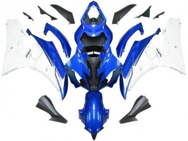 Cheapest 2006-2007 Blue White Yamaha YZF R6 Motorcycle Fairing Kit