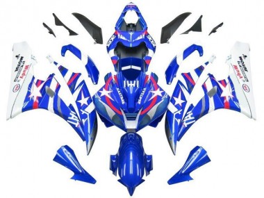 Cheapest 2006-2007 Blue Star Fiat Yamaha YZF R6 Replacement Motorcycle Fairings