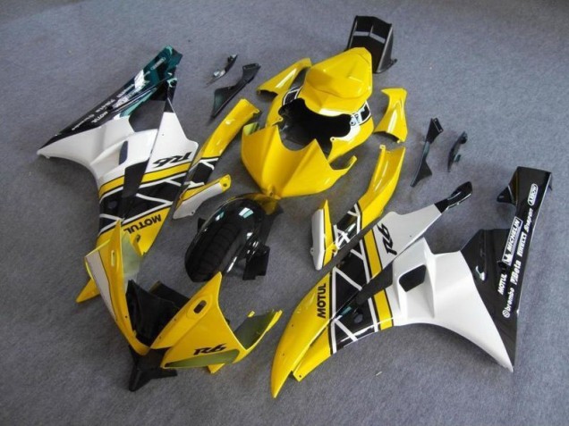 Cheapest 2006-2007 Yellow Black Yamaha YZF R6 Replacement Fairings