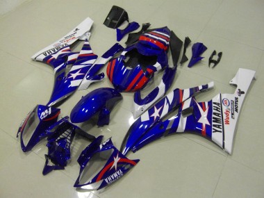 Cheapest 2006-2007 Red Blue Star Yamaha YZF R6 Bike Fairings