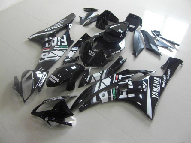 Cheapest 2006-2007 Black Fiat Yamaha YZF R6 Bike Fairing