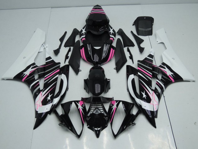 Cheapest 2006-2007 Pink Star Yamaha YZF R6 Bike Fairings