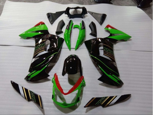 Cheapest 2006-2008 Green Black Kawasaki EX650 Bike Fairings Cheapest 2006-2008 Green Black Kawasaki EX650 Bike Fairings