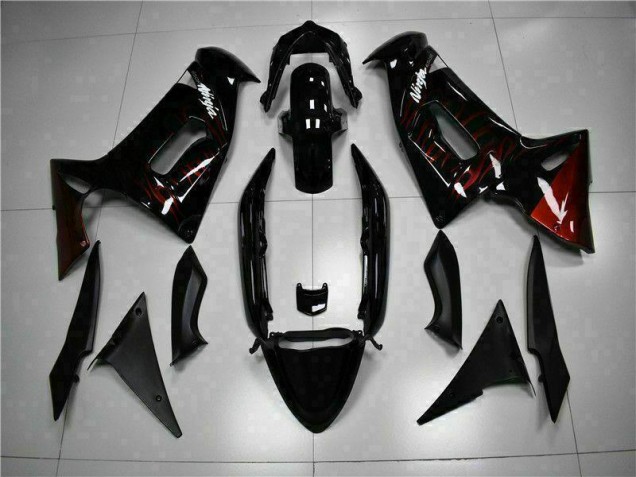 Cheapest 2006-2008 Red Flame Kawasaki EX650 Motorcycle Fairing Cheapest 2006-2008 Red Flame Kawasaki EX650 Motorcycle Fairing