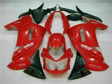 Cheapest 2006-2008 Glossy Red Kawasaki EX650 Motorbike Fairing