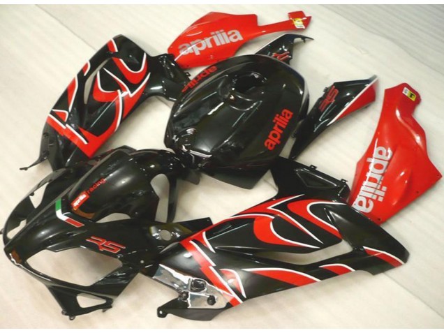 Cheapest 2006-2011 Black Red Aprilia RS125 Motorcylce Fairings Cheapest 2006-2011 Black Red Aprilia RS125 Motorcylce Fairings