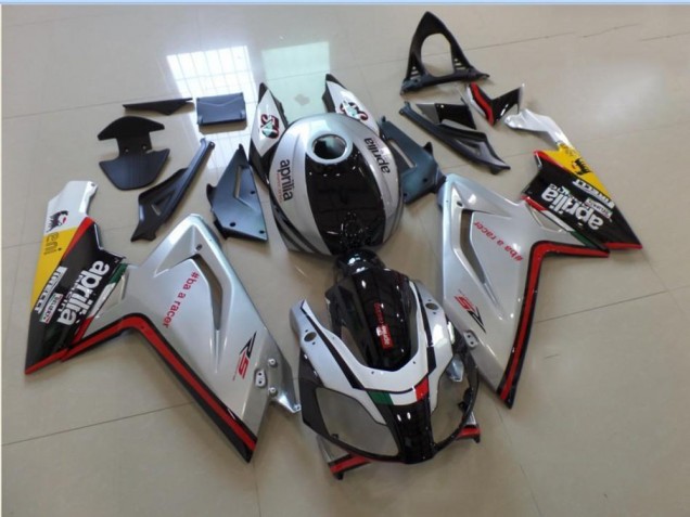 Cheapest 2006-2011 Silver Black Red Aprilia RS125 Motorbike Fairings
