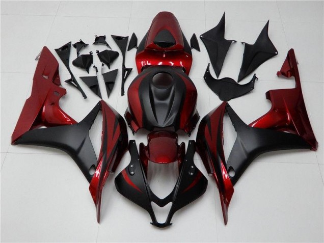 Cheapest 2007-2008 Red Black Honda CBR600RR Bike Fairing