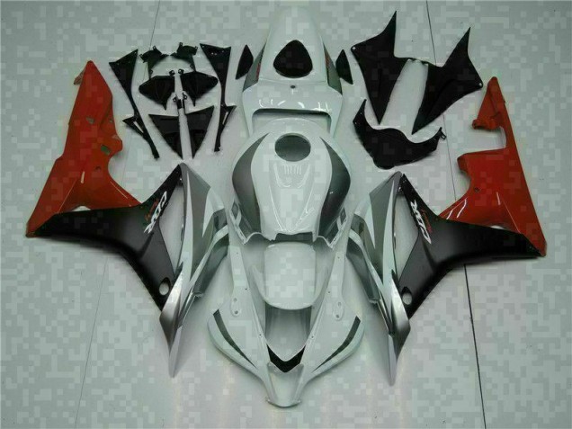 Cheapest 2007-2008 White Black Red Honda CBR600RR Bike Fairings