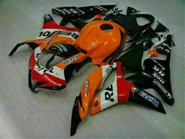 Cheapest 2007-2008 Orange Black Repsol Honda CBR600RR Motorcycle Replacement Fairings