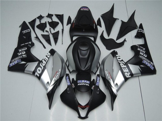Cheapest 2007-2008 Silver Repsol Black Honda CBR600RR Bike Fairings