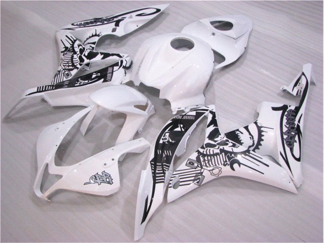 Cheapest 2007-2008 Black White Honda CBR600RR Replacement Motorcycle Fairings Cheapest 2007-2008 Black White Honda CBR600RR Replacement Motorcycle Fairings